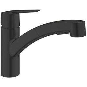 Küchenarmatur GROHE Start 303072431, schwarz matt