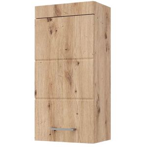 Produktbild für Bad-Hängeschrank Vicco Luna, eiche wotan