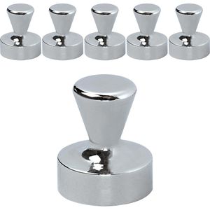 Magnete Maul 61686, silber, Neodym Magnet