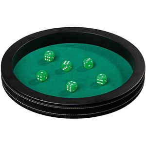 Würfelbrett Philos 3202, Kunstleder, Ø 30cm