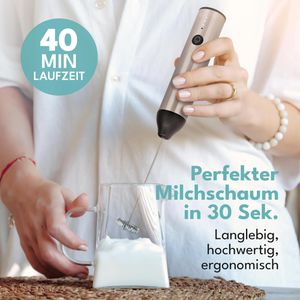 Produktbild für Milchaufschäumer LEBENLANG LBL106, elektrisch