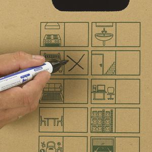 Produktbild für Umzugskartons progress 2-wellig, 10 Stück