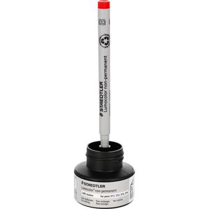 Produktbild für Nachfülltusche Staedtler Lumocolor 48715-2, rot