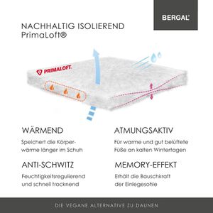 Produktbild für Einlegesohlen Bergal Thermo Soft, PrimaLoft-Faser