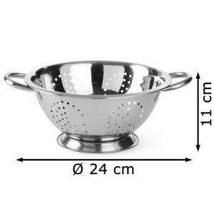 Produktbild für Seiher Hendi Kitchen Line, mit 2 Griffen, aus Edelstahl