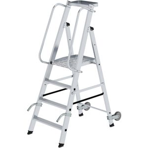 Podestleiter MUNK 51084, mit nivello-Leiterfüße