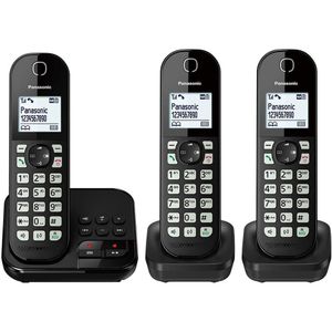 Telefon Panasonic KX-TGC463GB, schwarz