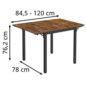 Produktbild für Esstisch Vasagle KDT077B01, braun