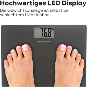 Produktbild für Personenwaage Proficare PC-PW 3122, grau