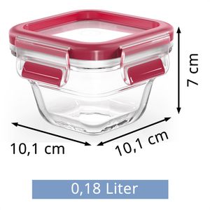 Produktbild für Frischhaltedose Emsa Clip&amp;Close N1041300, aus Glas