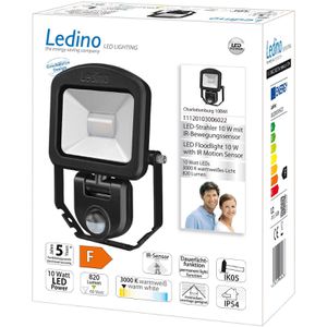 Produktbild für LED-Außenstrahler Ledino Charlottenburg, IP65 wasserdicht