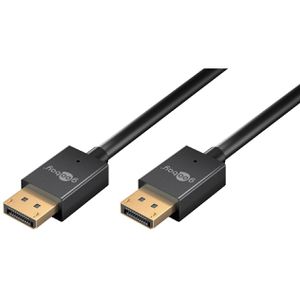 Displayport-Kabel Goobay Slim 77442, 8K UHD, DP 2.0