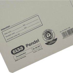 Produktbild für Pendelhefter Elba 100560096, A4, grau