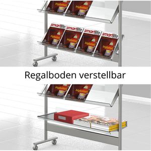 Produktbild für Prospekthalter Kerkmann 6356, Ecoline, alusilber