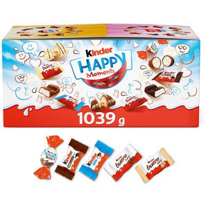 Kinder Minischokolade Happy Moments Mini Mix, Mini-Riegel, 167 Stück, 1039g