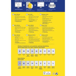 Produktbild für Universaletiketten Zweckform 6242-10, weiß