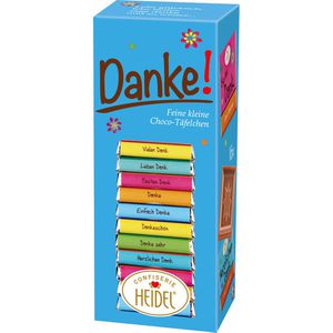 Minischokolade Heidel Danke