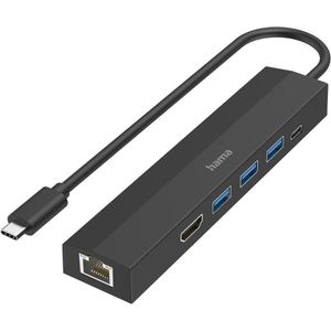 Dockingstation Hama 6-in-1-USB-C, 200144