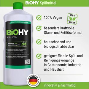 Produktbild für Spülmittel BiOHY Zitrone, mikroplastikfrei