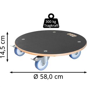 Produktbild für Pflanzenroller Wagner-System GH 1168, bis 300 kg, Ø 58 cm
