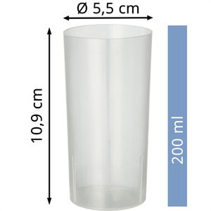 Produktbild für Trinkbecher Papstar 16502, transparent, PP