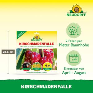 Produktbild für Gelbtafeln Neudorff KirschmadenFalle, 27 x 28,5 cm, zum Hängen