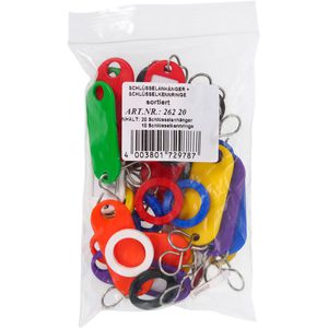 Produktbild für Schlüsselanhänger Wedo 262 20 mit Kennringen