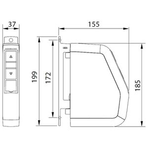 Produktbild für Gurtwickler Rademacher 1550-UW RolloTron Standard