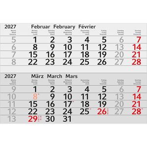 Produktbild für 4-Monatskalender Geiger Budget 4, Jahr 2027