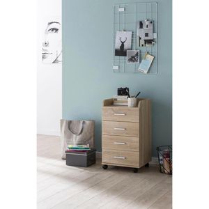 Produktbild für Rollcontainer Wohnling WL5.749, aus Holz, sonoma eiche
