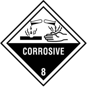 Produktbild für Gefahrgutaufkleber Boxlab Gefahrzettel, Klasse 8