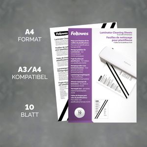 Produktbild für Reinigungsblätter Fellowes 5320604, A3/A4