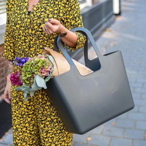 Produktbild für Einkaufstasche Koziol 7414701 Tasche XL, nature ash grey