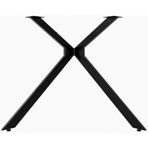 Produktbild für Tischbein CLP Cascada M 323439, schwarz aus Metall