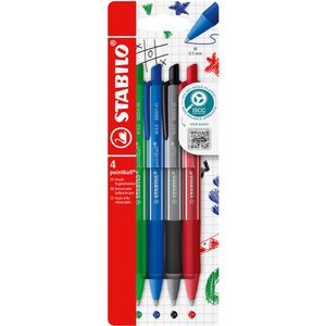 Produktbild für Kugelschreiber Stabilo pointball colorful, 6033/4