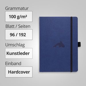 Produktbild für Notizbuch Dingbats D5101BL Wildlife, Kunstleder Hardcover