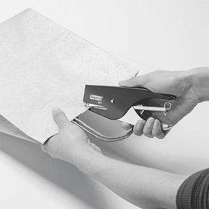Produktbild für Heftzange Rapid S51 Supreme Soft Grip, aus Metall, grün