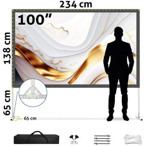 Produktbild für Beamer-Leinwand ESMART Professional MIMOBI
