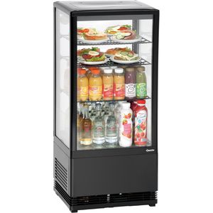 Produktbild für Kühlvitrine Bartscher 78L, 700277G, schwarz