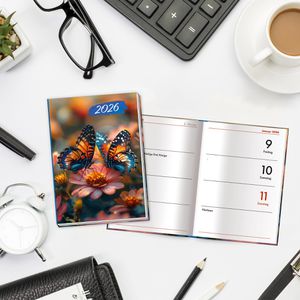 Produktbild für Taschenkalender Trötsch Schmetterling, Jahr 2026
