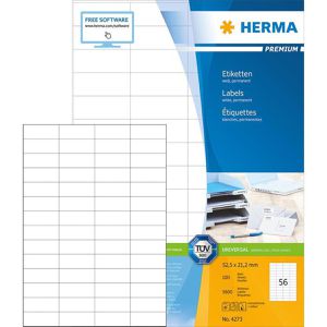 Universaletiketten Herma 4273 Premium, weiß