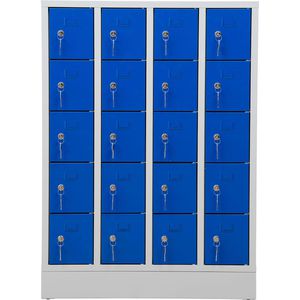 Produktbild für Schließfachschrank G-Office PEL20, blau