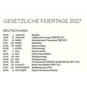 Produktbild für Buchkalender Leuchtturm1917 Port Red Medium, Jahr 2027