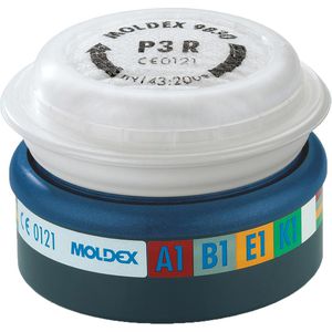 Moldex Ersatzfilter Kombifilter, 943012, 2 Stück, für Atemschutzmasken 7000 und 9000, A1B1E1K1P3 R , 2 Stück