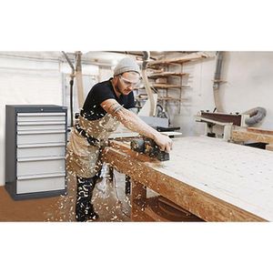 Produktbild für Schubladenschrank Simplaflex CL7H090800, Metall