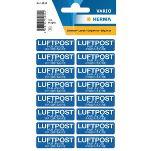 Produktbild für Hinweisetiketten Herma 15035, Luftpost