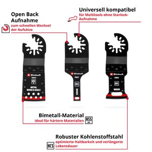 Produktbild für Multifunktionswerkzeug-Zubehör Einhell 708103