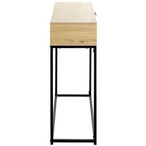 Produktbild für Konsolentisch Haku-Möbel 52482, schwarz / eiche