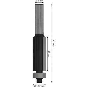 Produktbild für Fräser Bosch PRO Bündigfräser, 8 mm