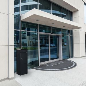 Produktbild für Briefkasten SafePost ScanPro 855 Tiamat, anthrazit, aus Stahl